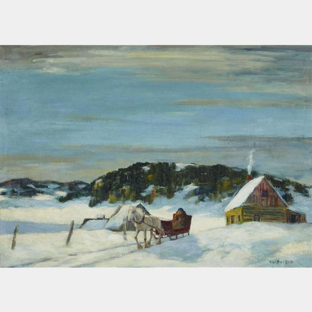 Ralph Wallace Burton (1905-1983) - The Red Sleigh