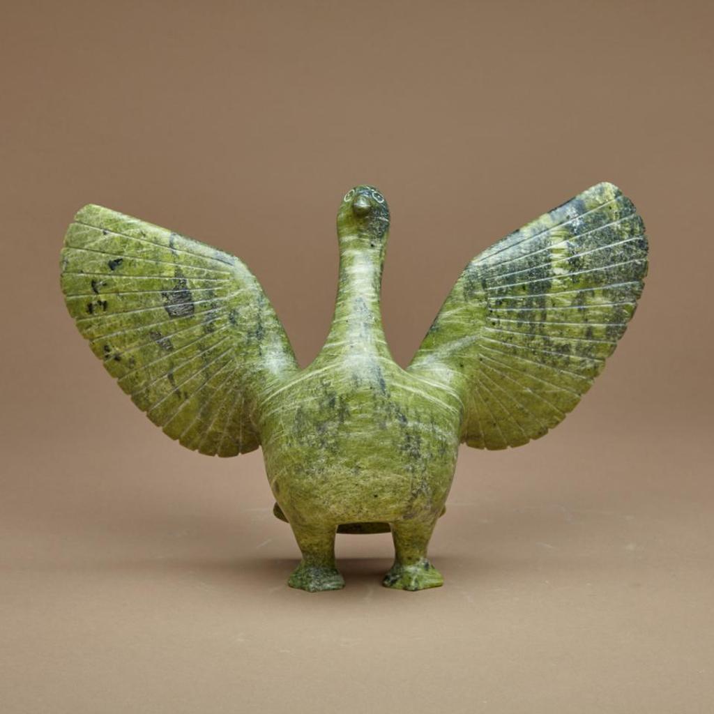 Abraham Etungat (1911-1999) - Bird With Spread Wings