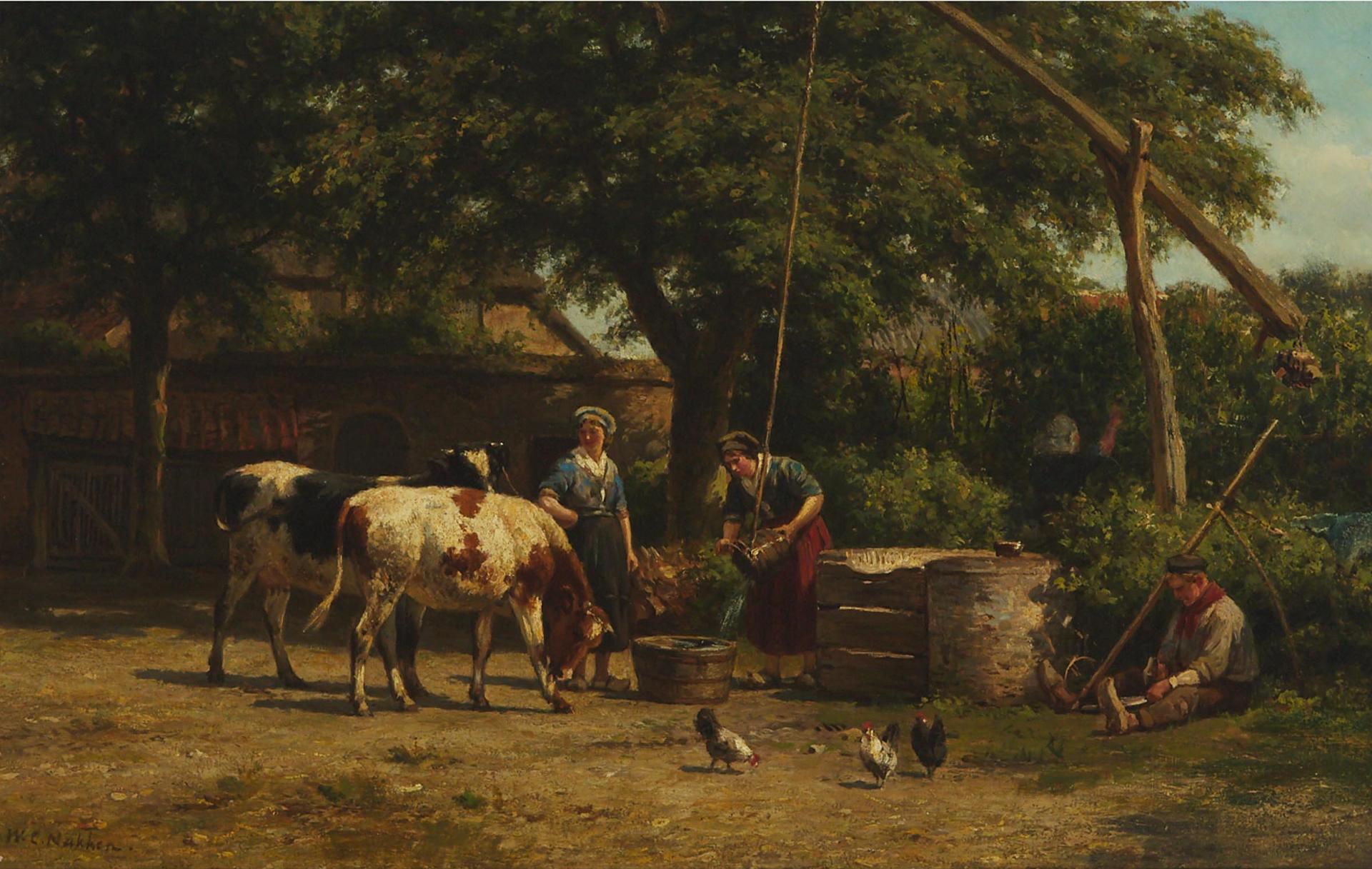 Willem Carel Nakken (1835-1926) - A Picardy Homestead