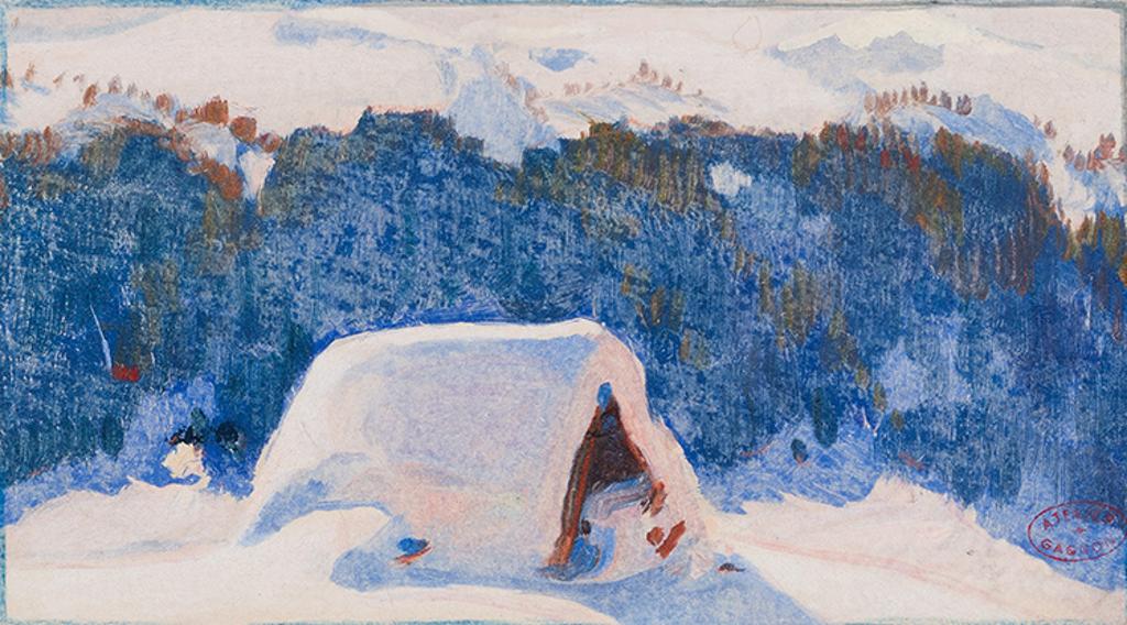 Clarence Alphonse Gagnon (1881-1942) - Après la Tempête, Baie St. Paul