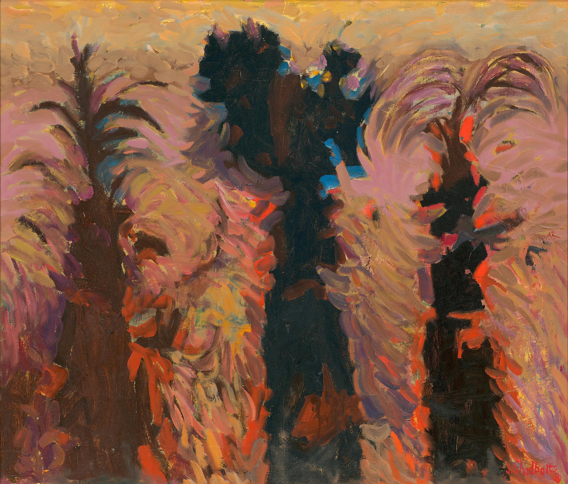 Jack Leaonard Shadbolt (1909-1998) - Palmetto Stumps, 1958