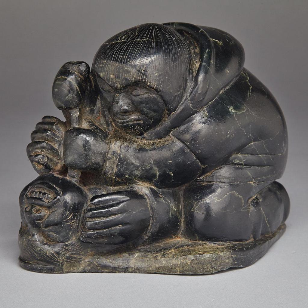 Davidialuk Alasua Amittu (1910-1976) - Legend: Ogre Killing A Hunter