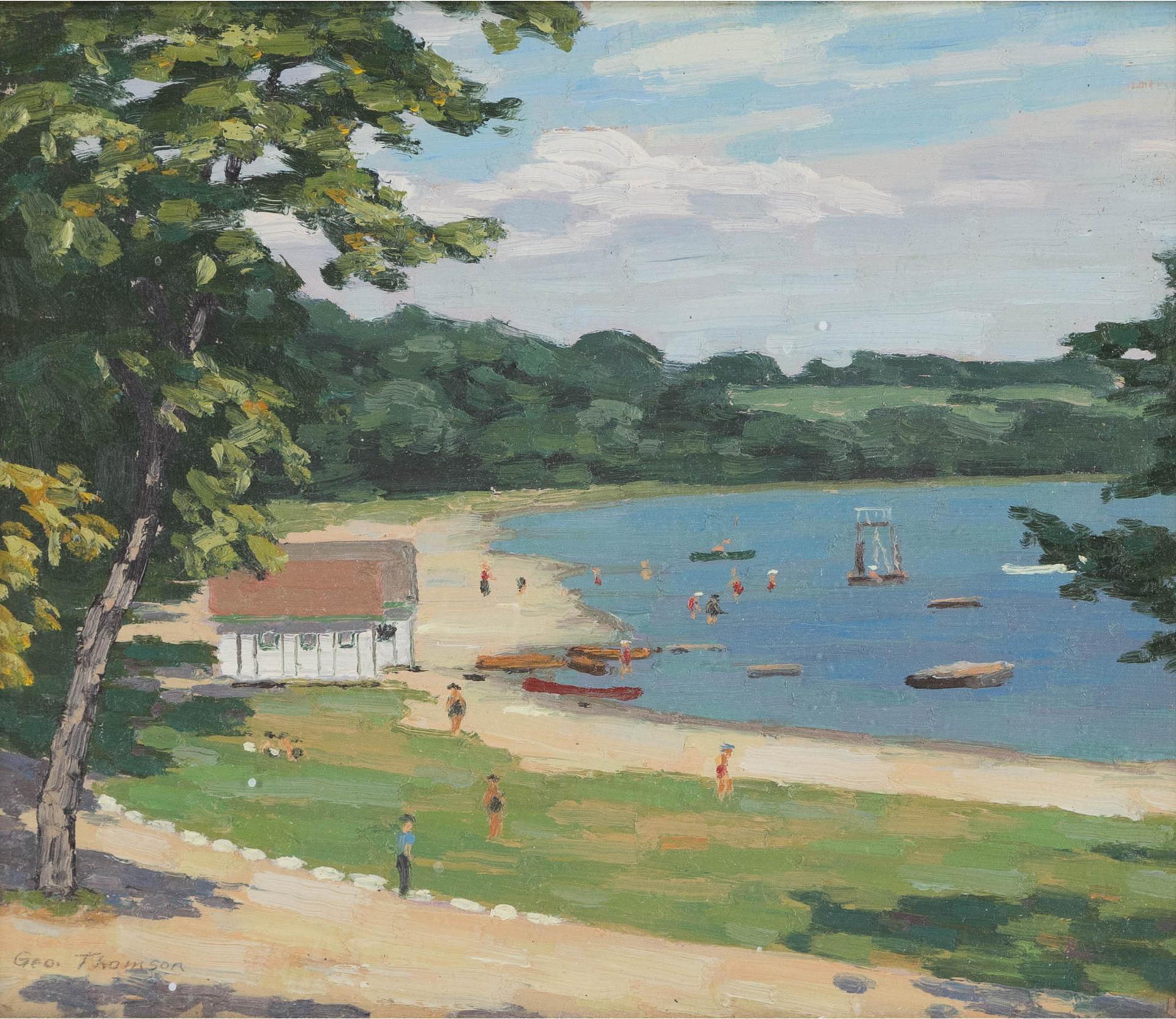George Albert Thomson (1868-1965) - Connecticut In The Springtime