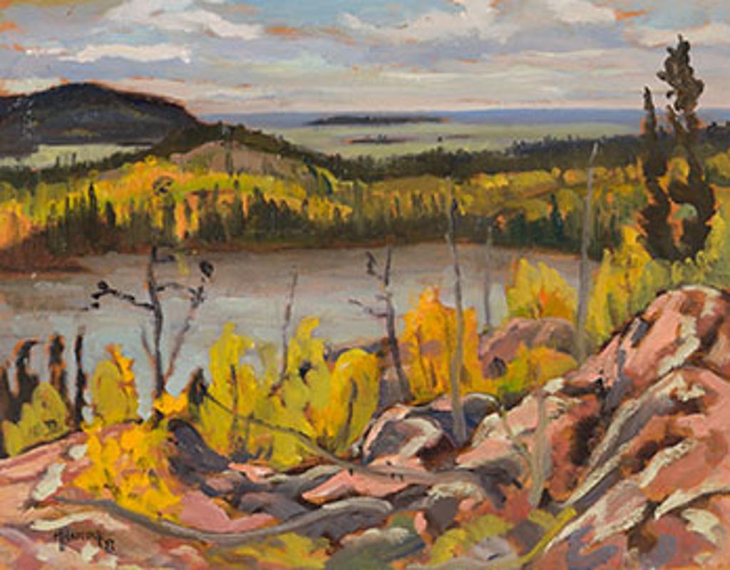 Dr. Maurice Hall Haycock (1900-1988) - Dorne Lake and Lake Athabaska