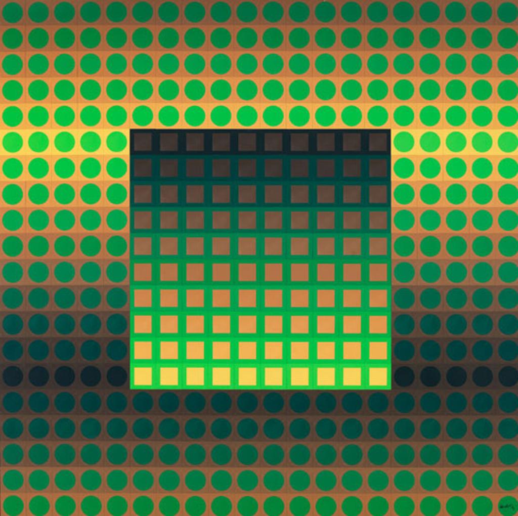 Victor Vasarely (1906-1997) - Zett I Yellow/Green