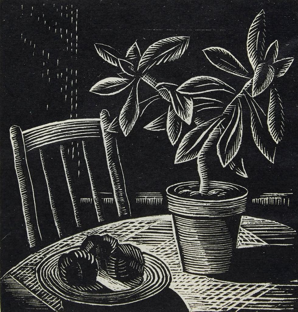 Carl Fellman Schaefer (1903-1995) - Rubber Plant