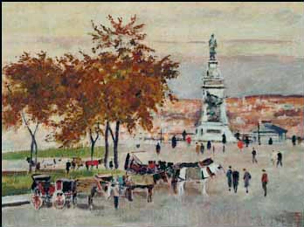 Robert Wakeham Pilot (1898-1967) - Cabstand, Place d'Armes, Quebec