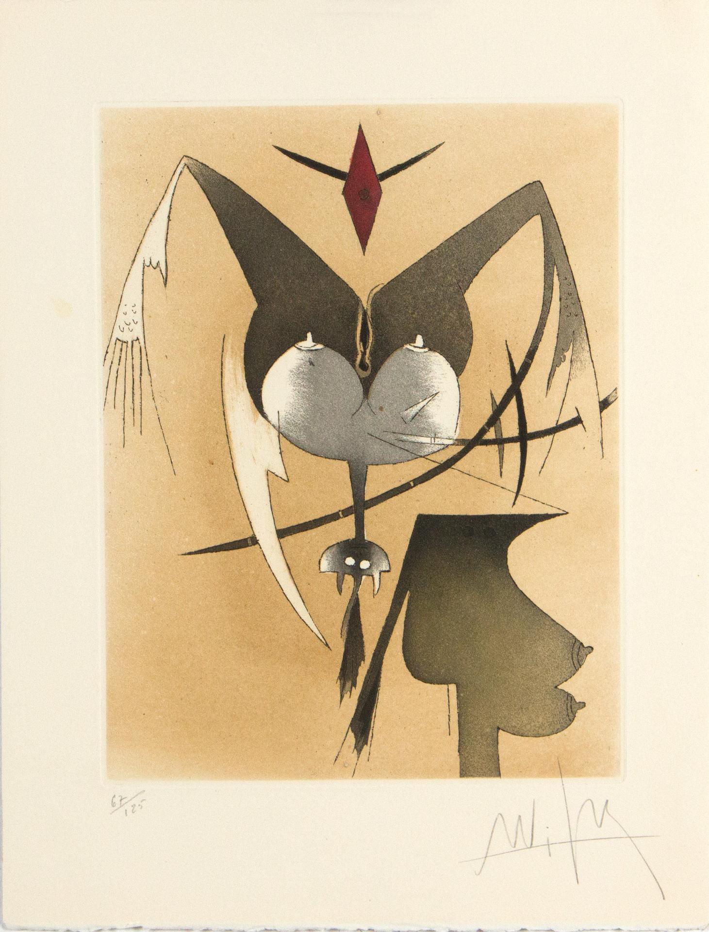 Wifredo Lam (1902-1982) - Croiseur noir V, 1971