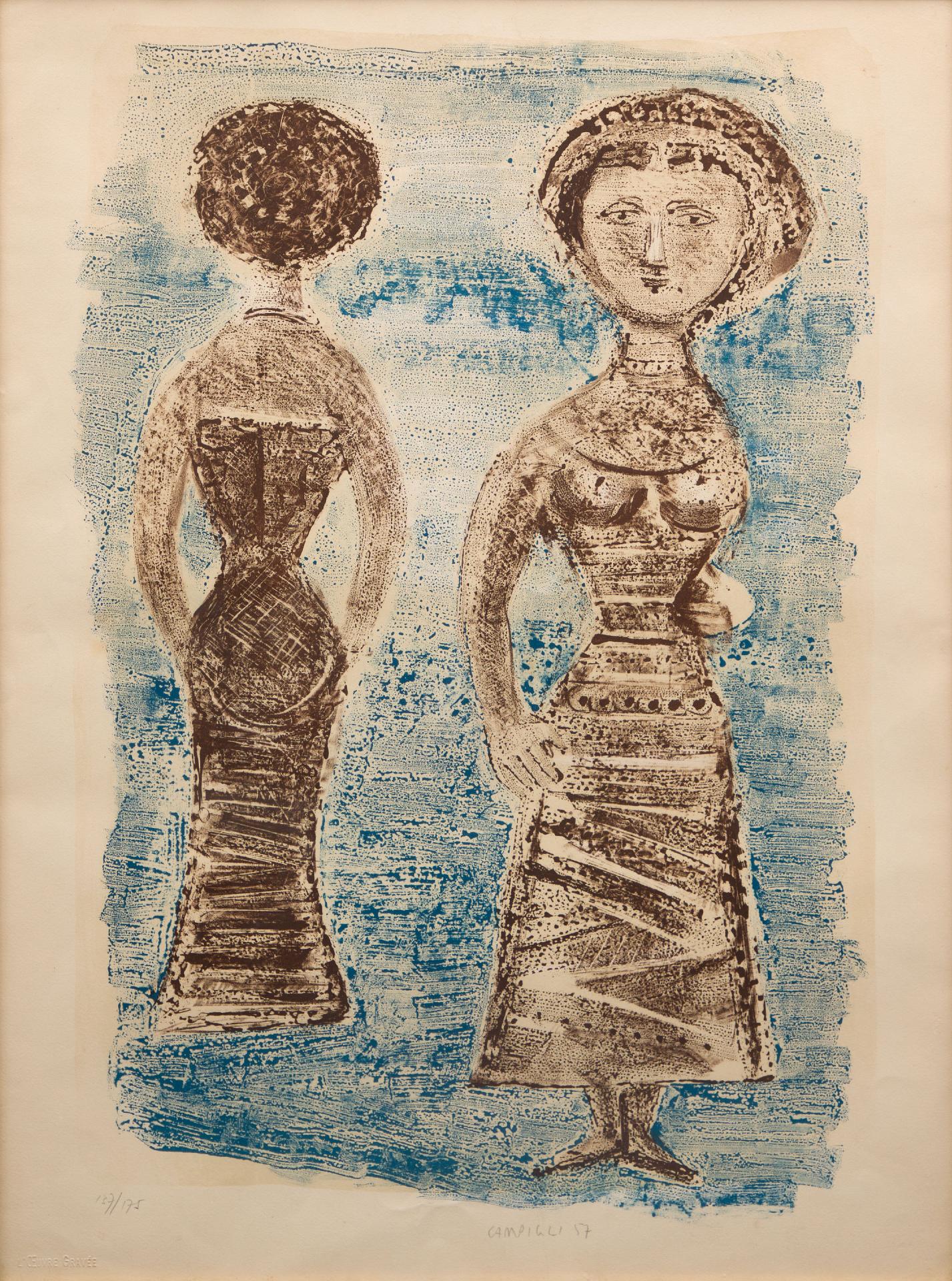 Massimo Campigli (1895-1971) - Serata d'Ottobre, 1957