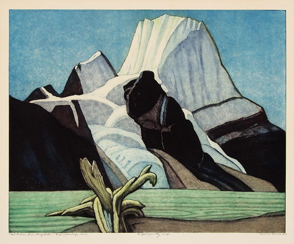 Nicholas Hornyansky (1896-1965) - Mt. Robson from Berg Lake (after Lawren Harris)