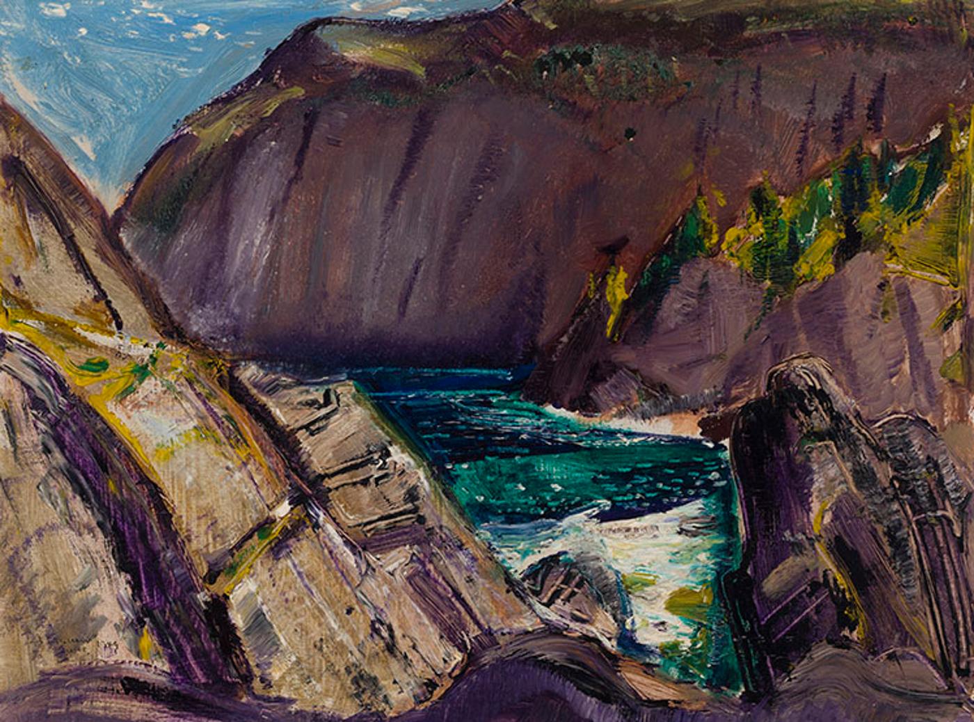 Arthur Lismer (1885-1969) - Sketch at Quidi Vidi Near St. John, Newfoundland