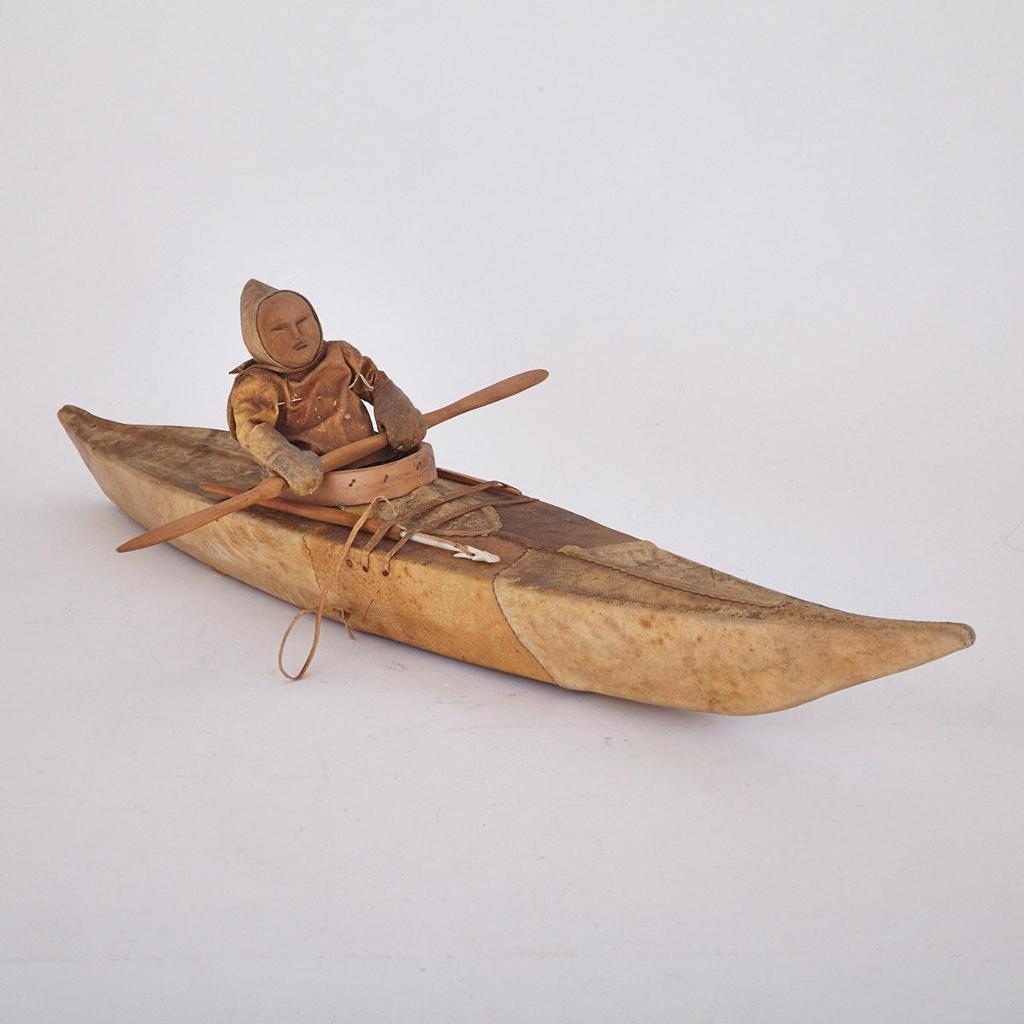 Jimmy Kudlurok - Man In Kayak