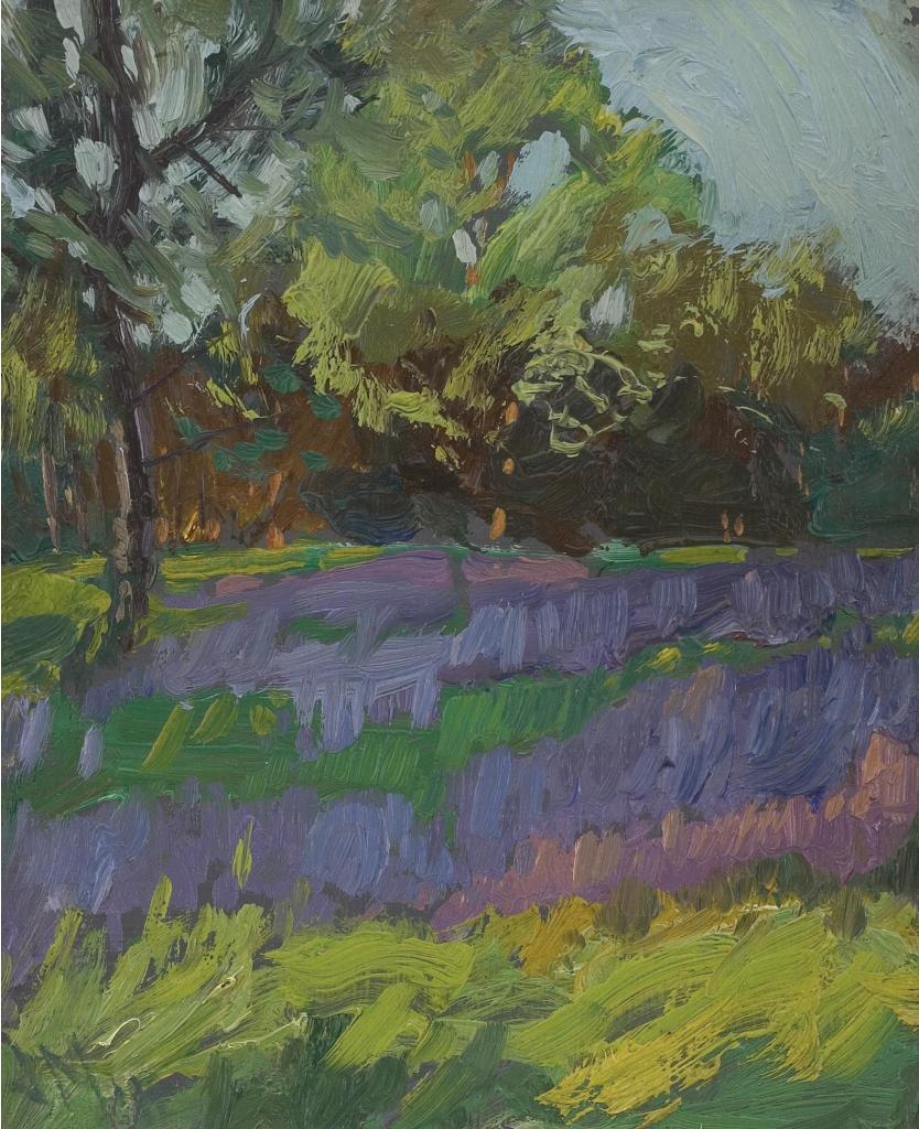 James Edward Hervey (J.E.H.) MacDonald (1873-1932) - Lupines, High Park