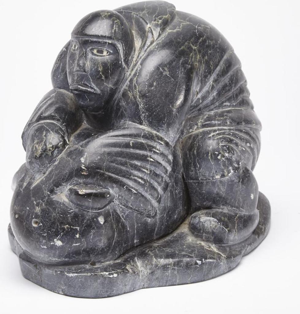 Aisa Qupirualu Alasua (1916-2003) - Hunter Pulling Walrus