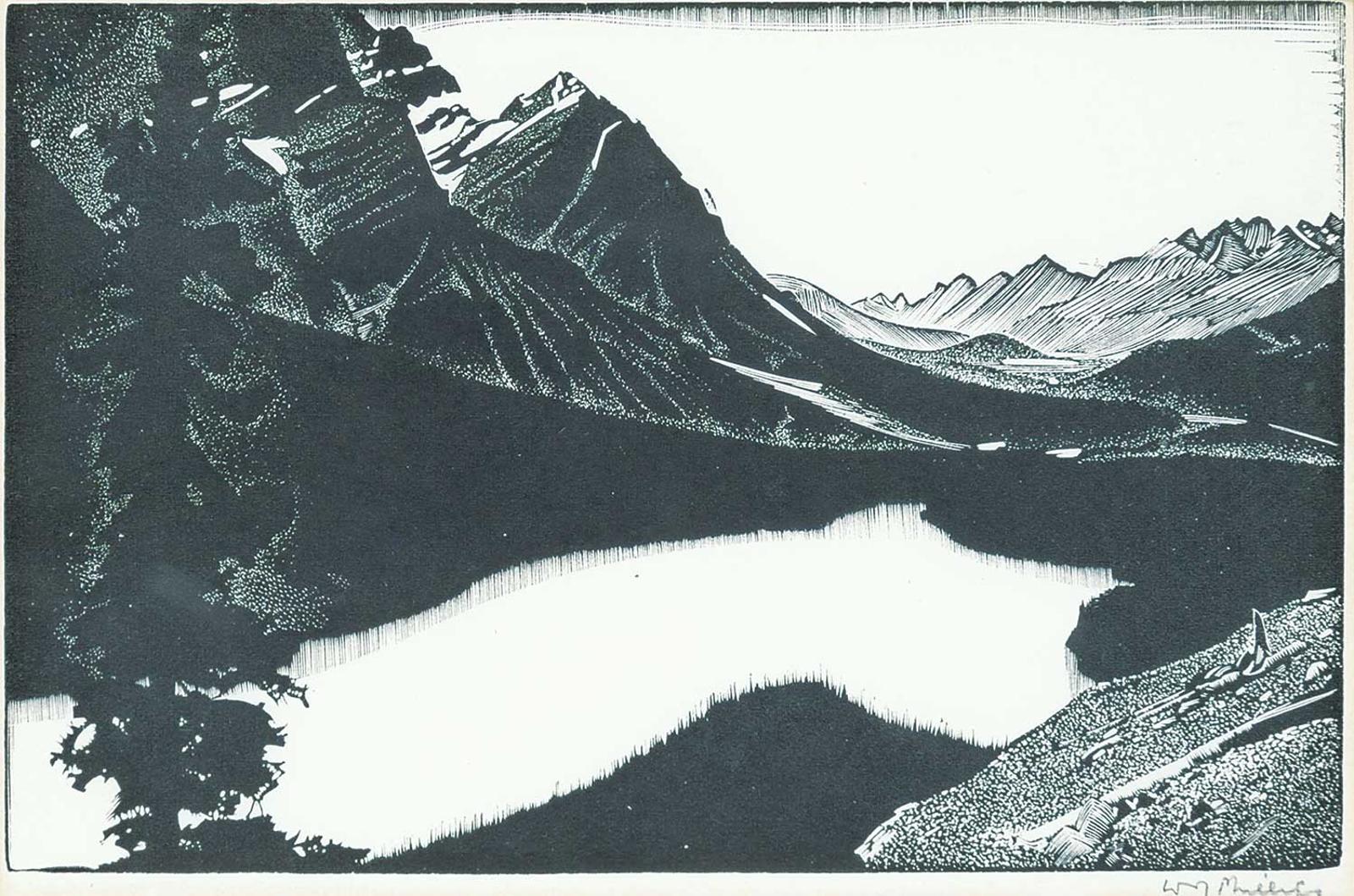 Walter Joseph (W.J.) Phillips (1884-1963) - Mistaya Valley [Peyto Lake]