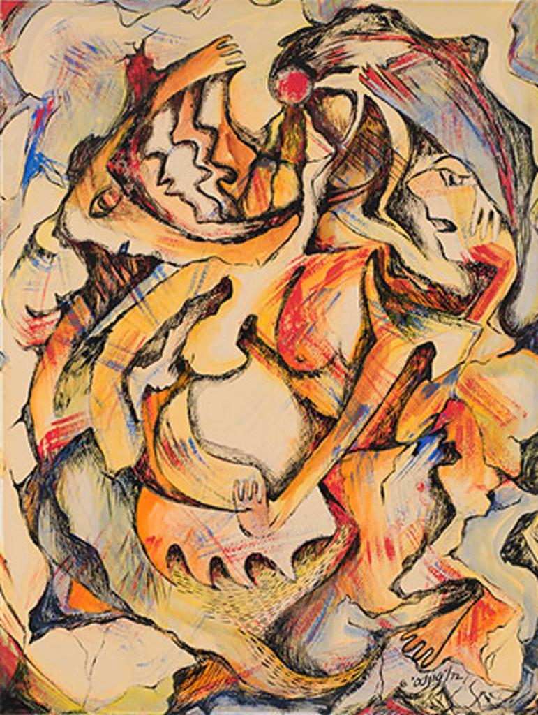Daphne Odjig (1919-2016) - Plateaux of Reincarnation