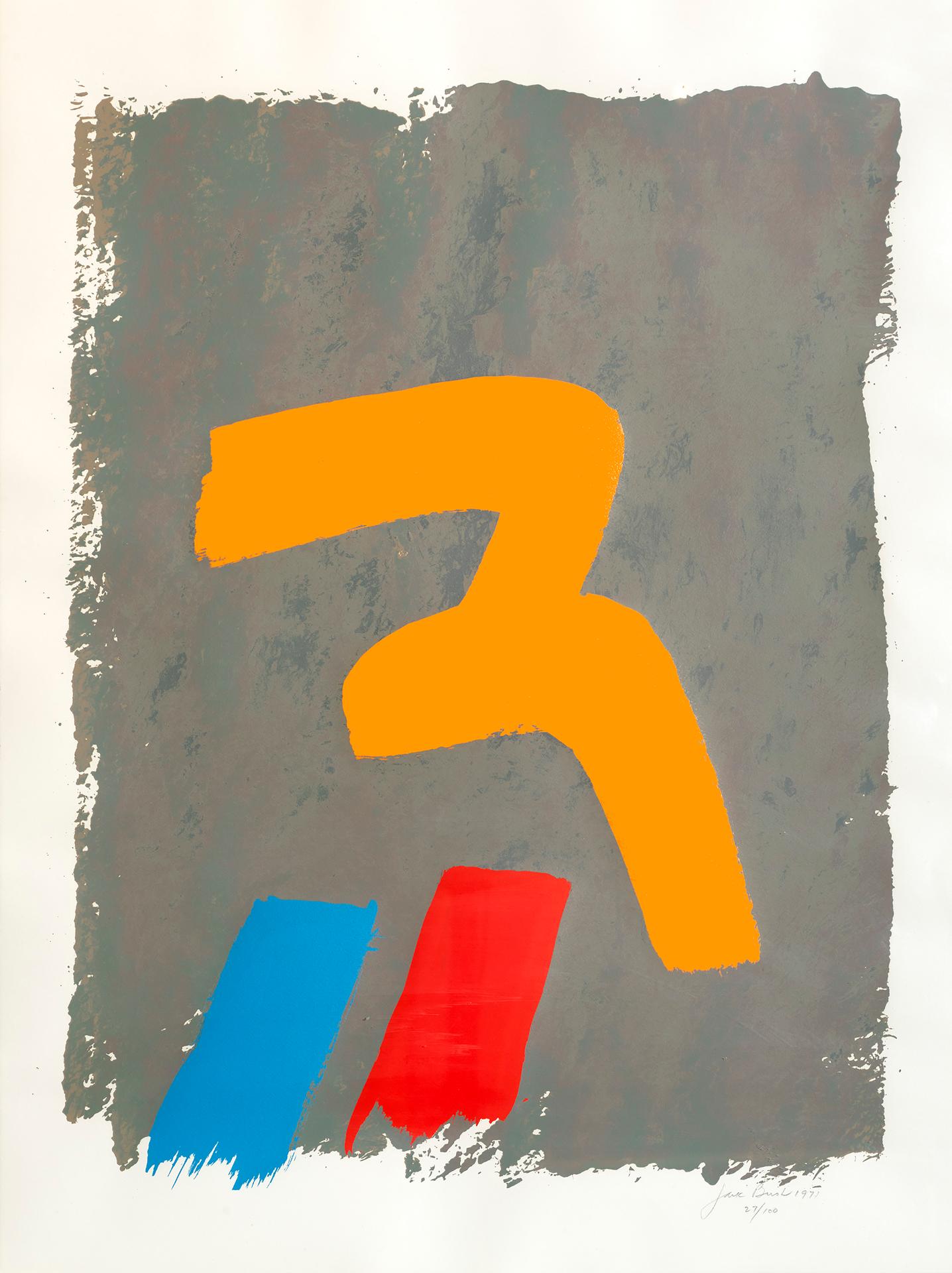 Jack Hamilton Bush (1909-1977) - Jack Hamilton Bush, Yellow Mark, 1971