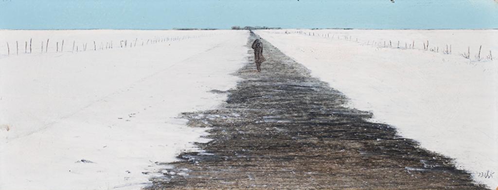William Kurelek (1927-1977) - Winter Path