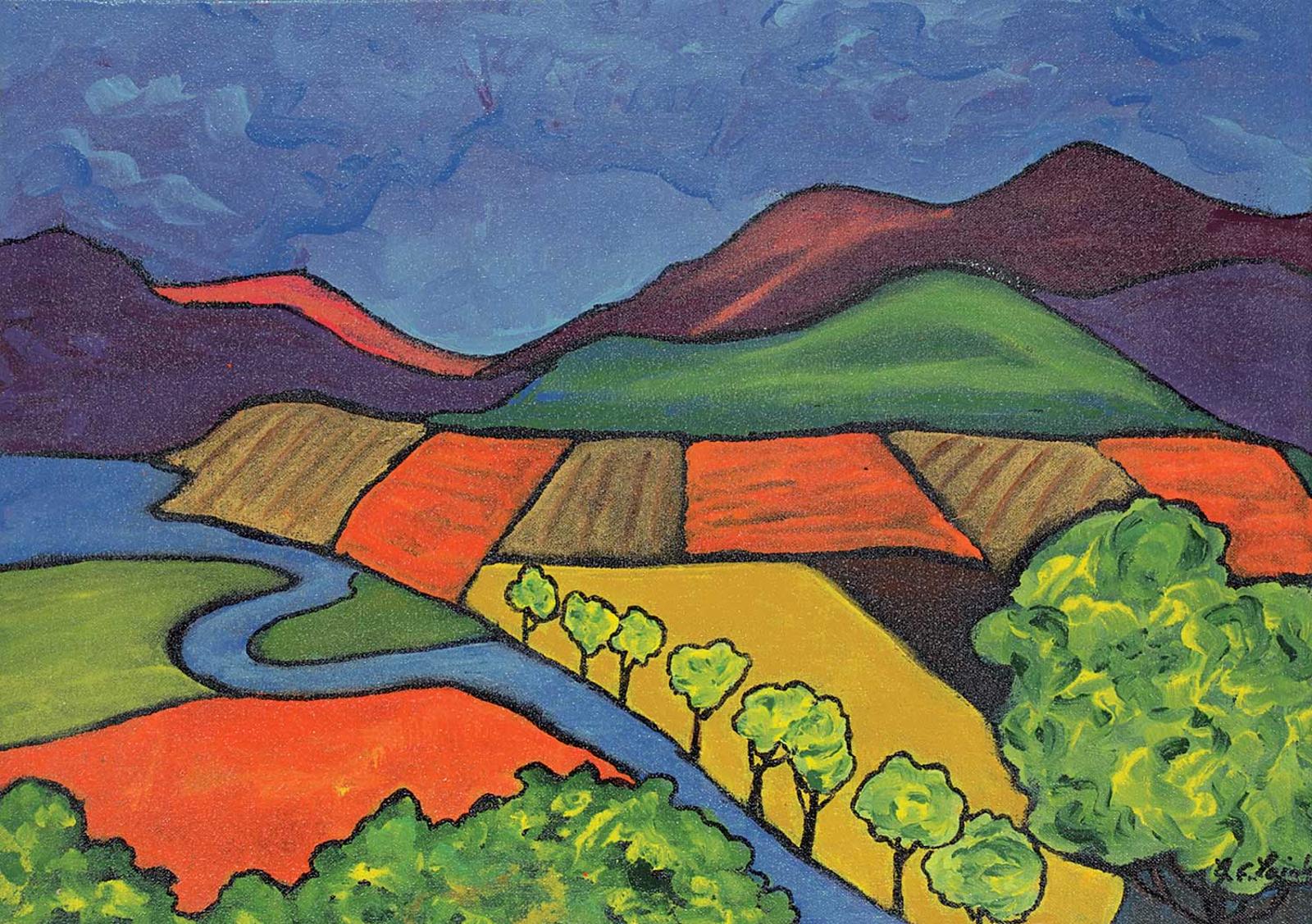 Elizabeth Laishley - Checker Board Scenery