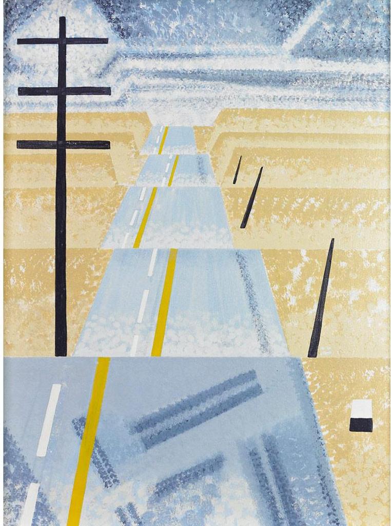 Gordon Mckinley Webber (1909-1965) - Highway #12, South Dakota, May 13/62