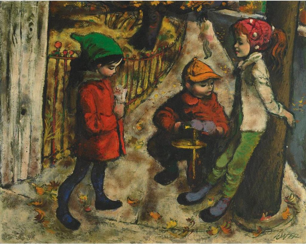 William Arthur Winter (1909-1996) - A Group Of Children