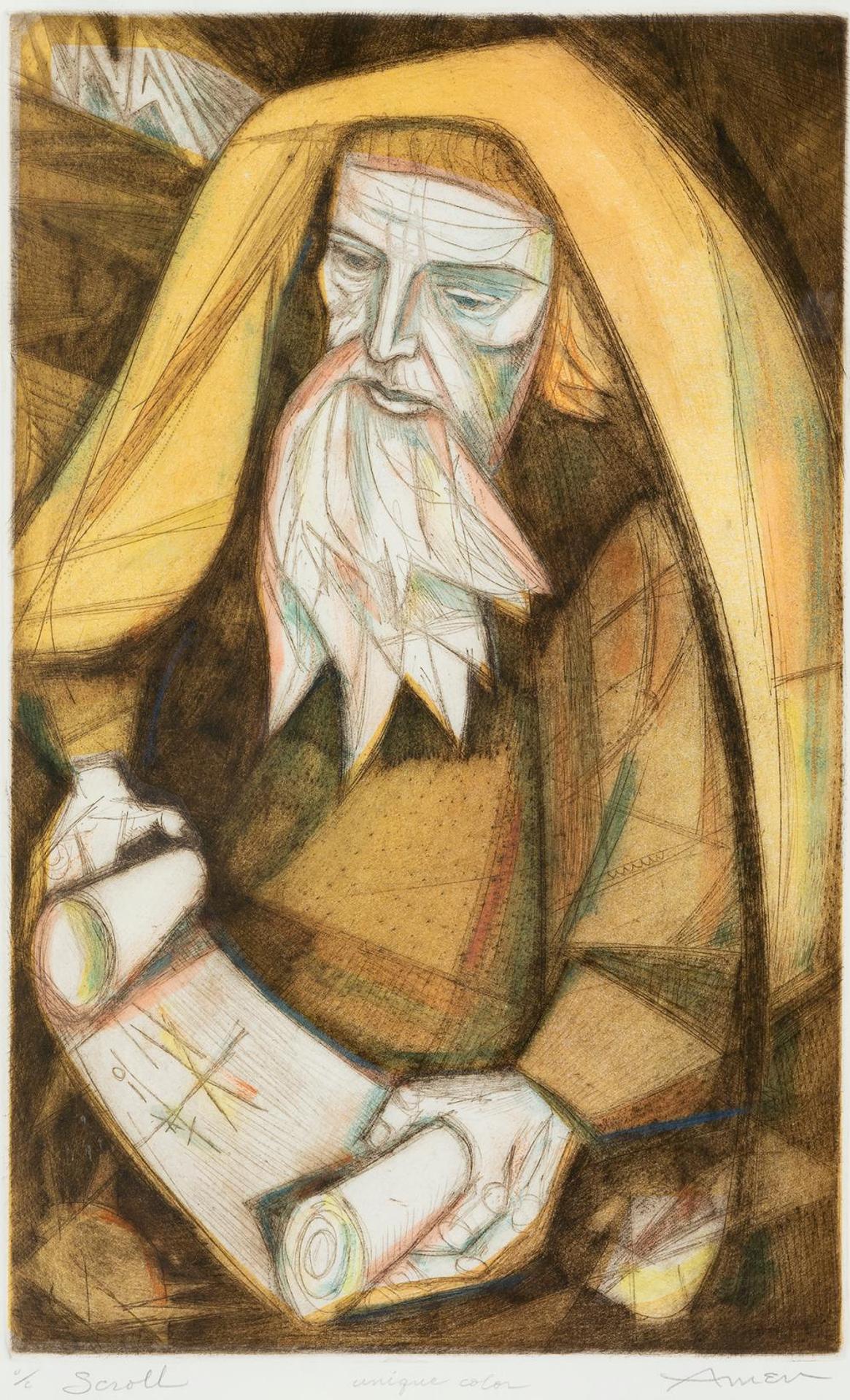 Irving Amen (1918-2011) - Scroll
