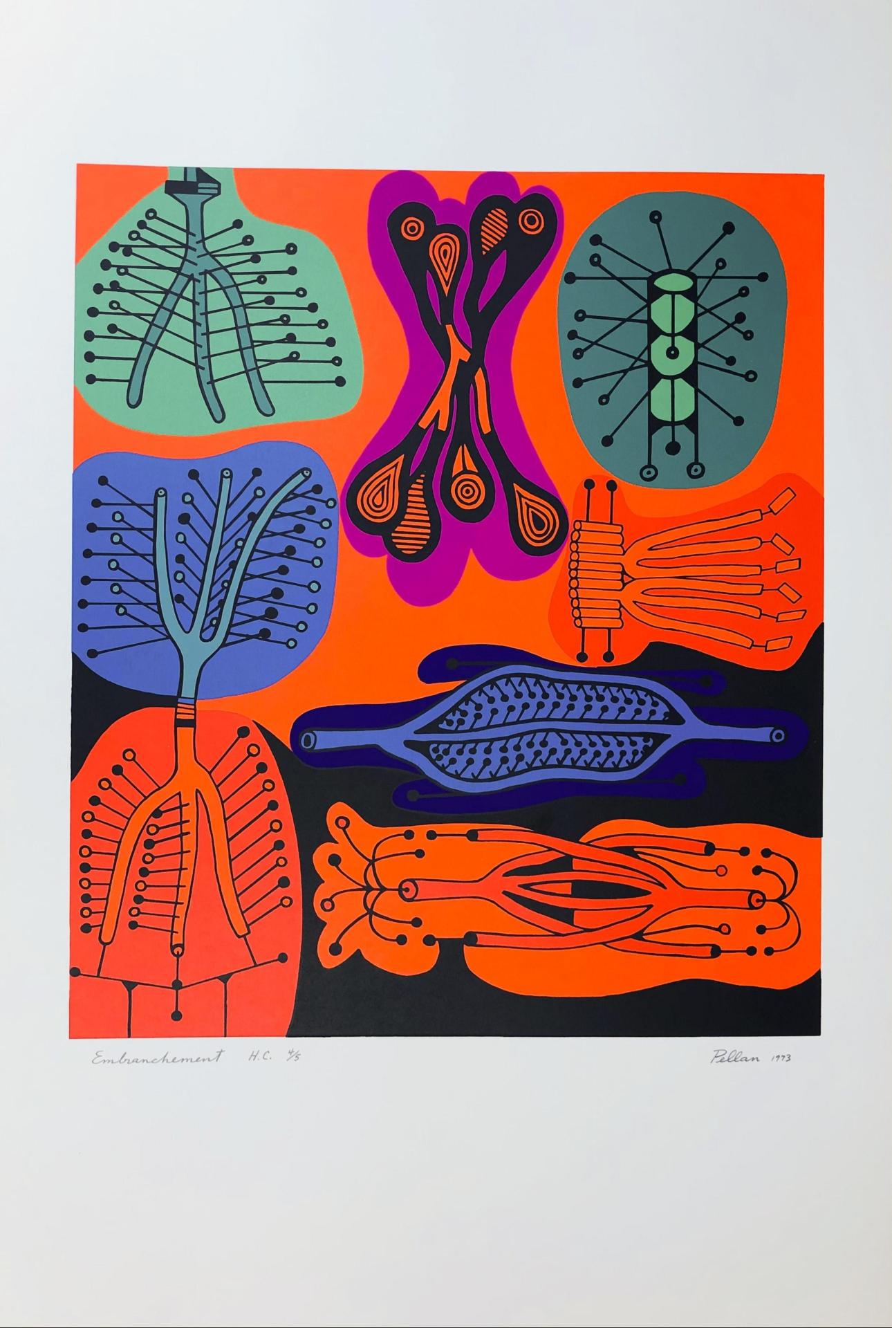 Alfred Pellan (1906-1988) - Embranchement, 1973