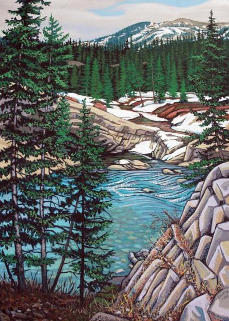 Bill Dixon (1928) - Elbow Falls Ii; 2008