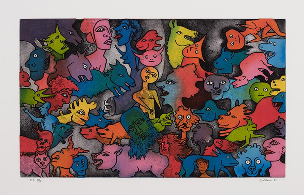 Alfred Pellan (1906-1988) - Aux petites têtes, du livre d'artiste 