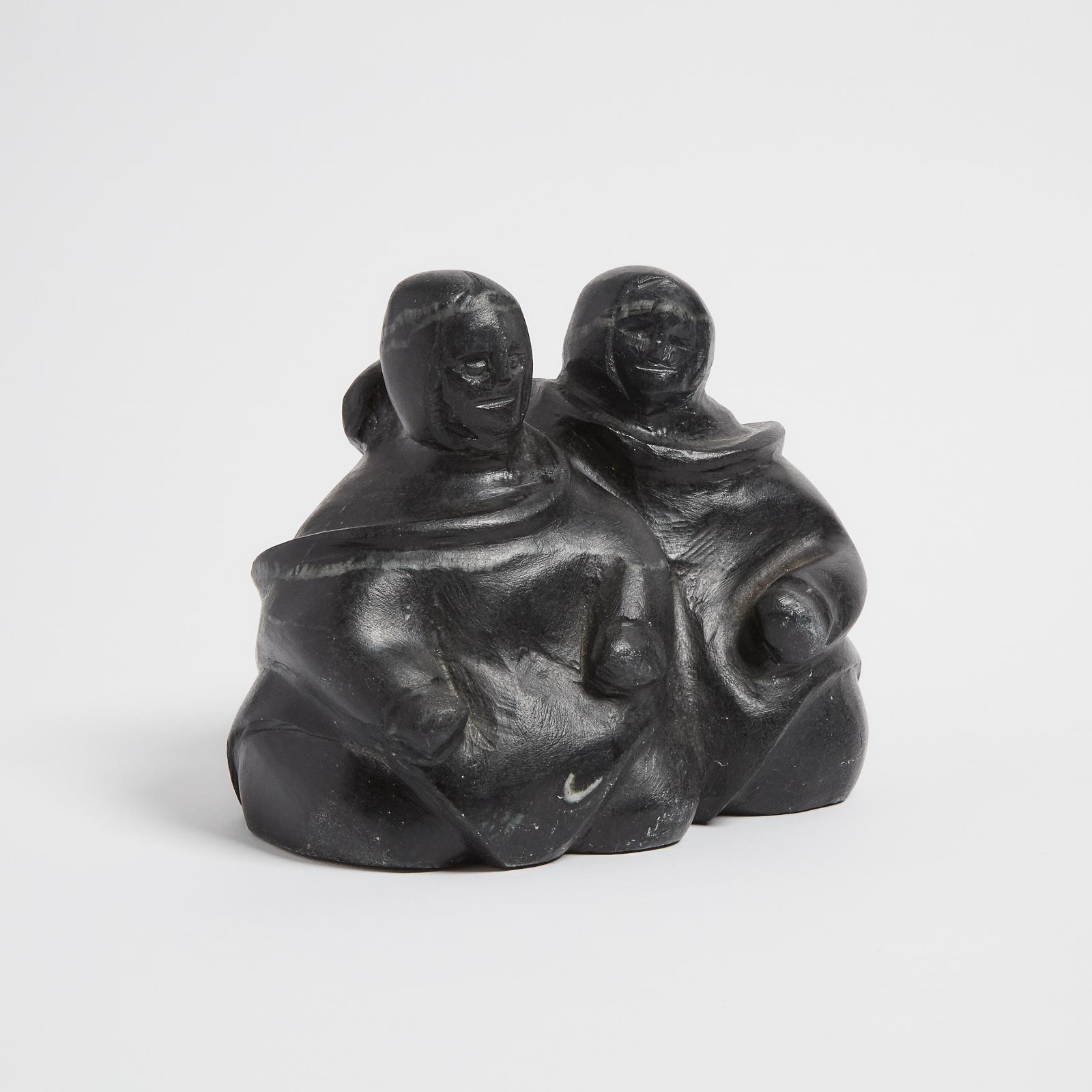 Tuna Iquliq (1935-2015) - Two Women Kneeling