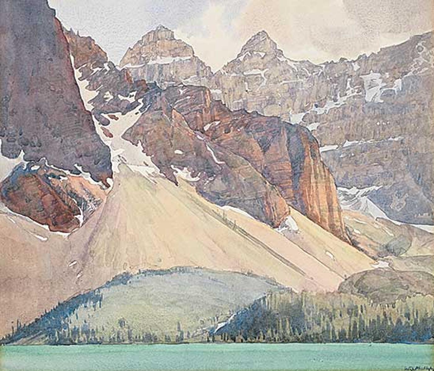 Walter Joseph (W.J.) Phillips (1884-1963) - Moraine Lake