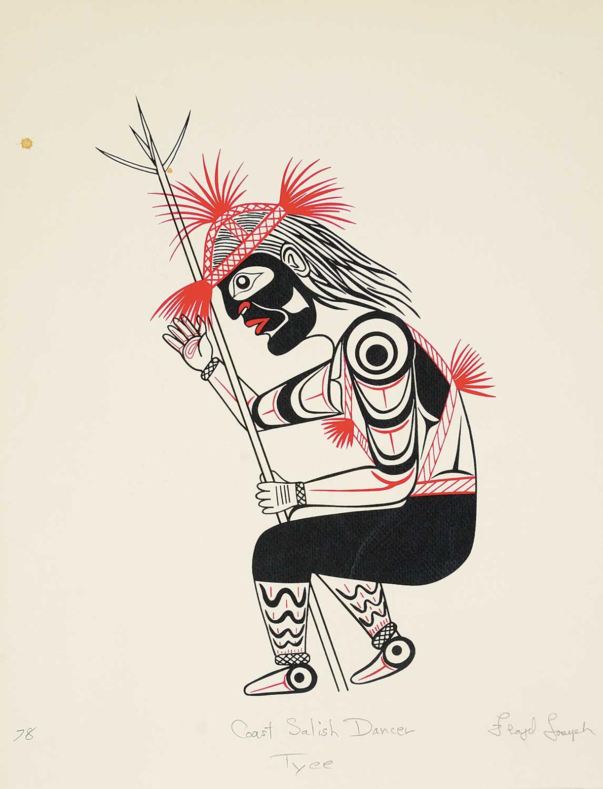 Floyd [Tyee] Joseph (1953) - Coast Salish Dancer Tyee