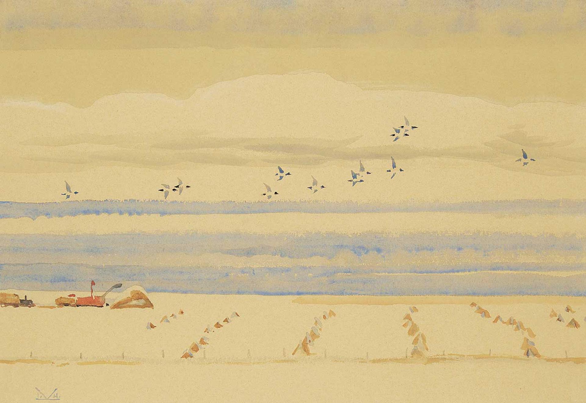 Illingworth Holey (Buck) Kerr (1905-1989) - Late Harvest, Late Flight - Late Twenties