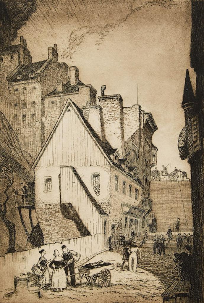 Stanley Francis Turner (1883-1953) - Lower Town, Quebec
