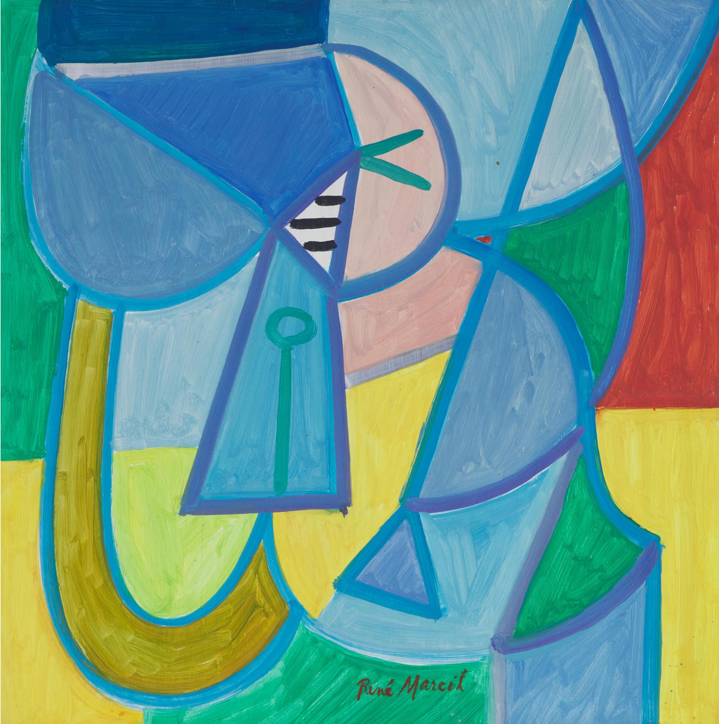 René Marcil (1917-1993) - Abstract, 1975
