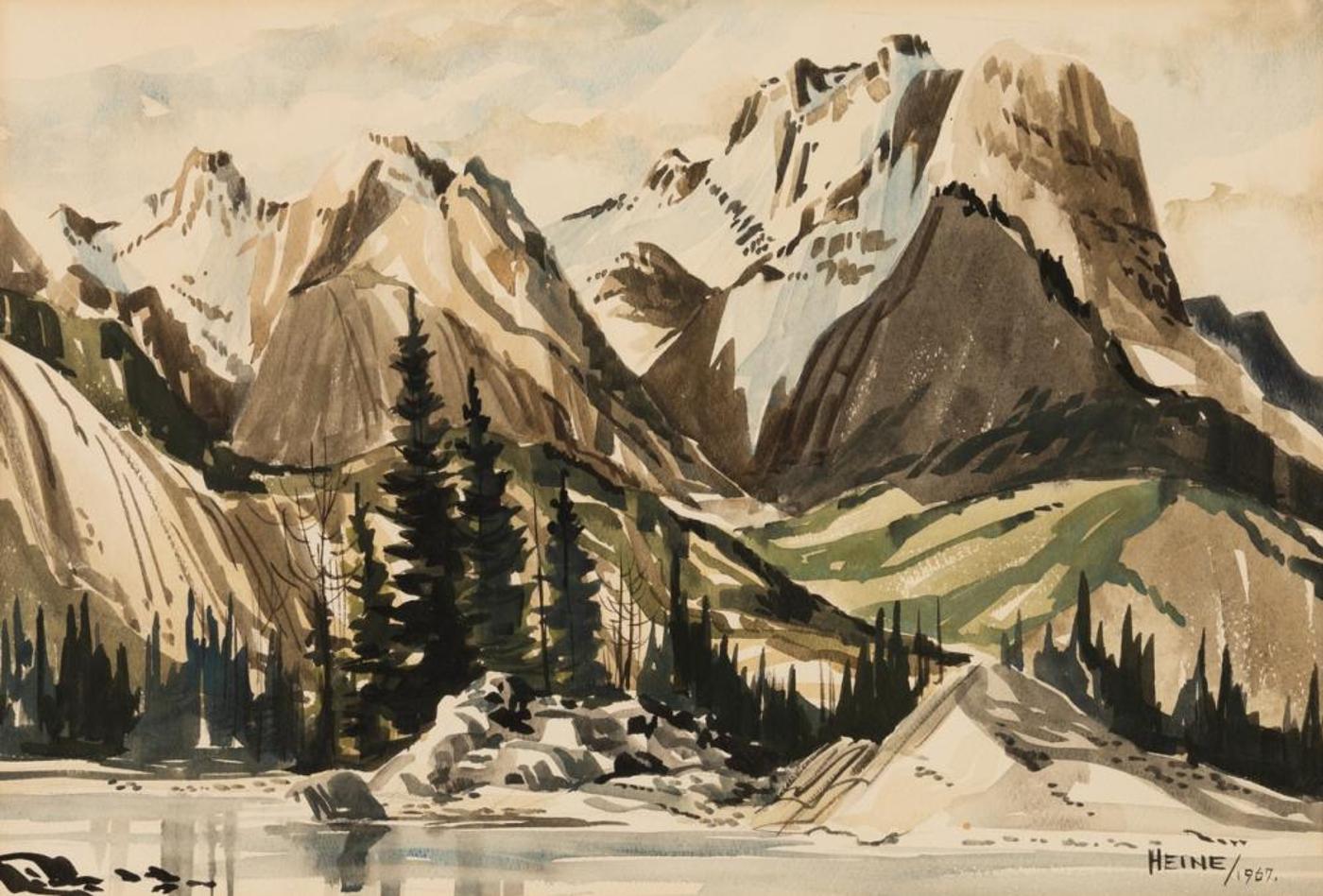 Henry Heine (1928-2004) - Mountain Landscape