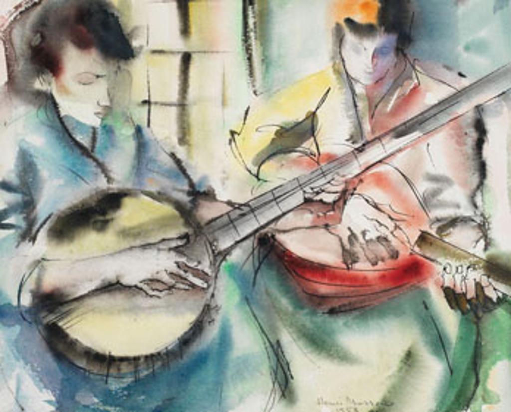 Henri Leopold Masson (1907-1996) - Two Musicians