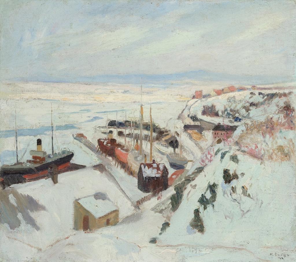 Maurice Galbraith Cullen (1866-1934) - Shipyard at Lévis, 1897