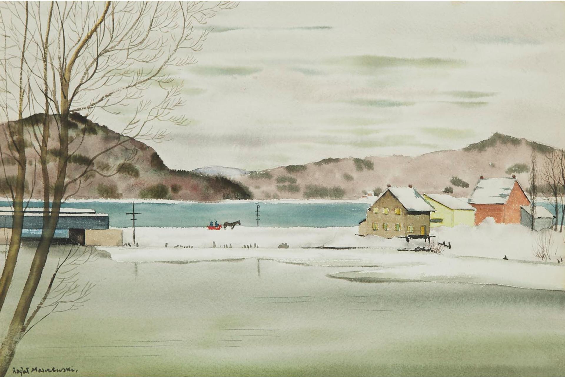 Rafal Malczewski (1892-1965) - Wakefield On Gatineau River