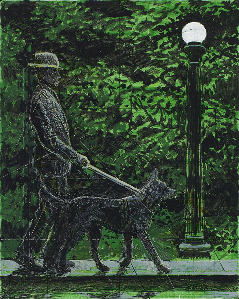Alexander (Alex) Colville (1920-2013) - Study for Night Walk