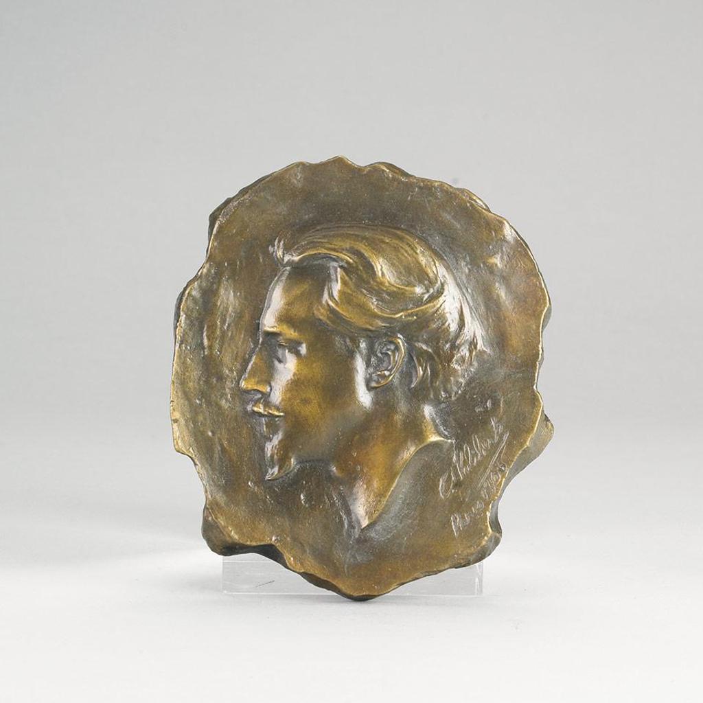 Alfred Laliberté (1878-1953) - Profile Portrait Of Marc-Aurele De Foy Suzor-Cote