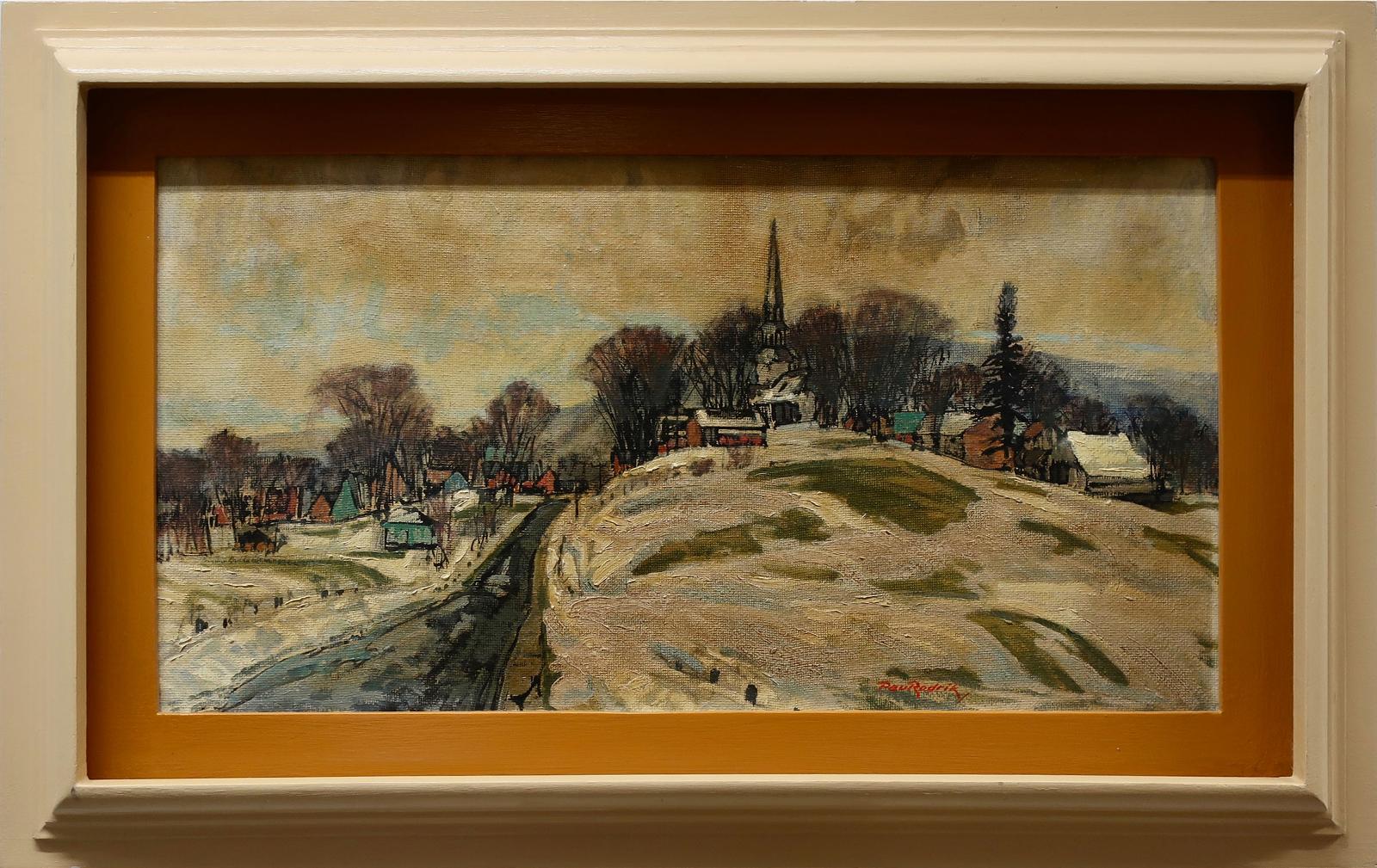 Paul (Johnston) Rodrik (1945-1983) - The Church On The Hill, I'orignal, Ont.