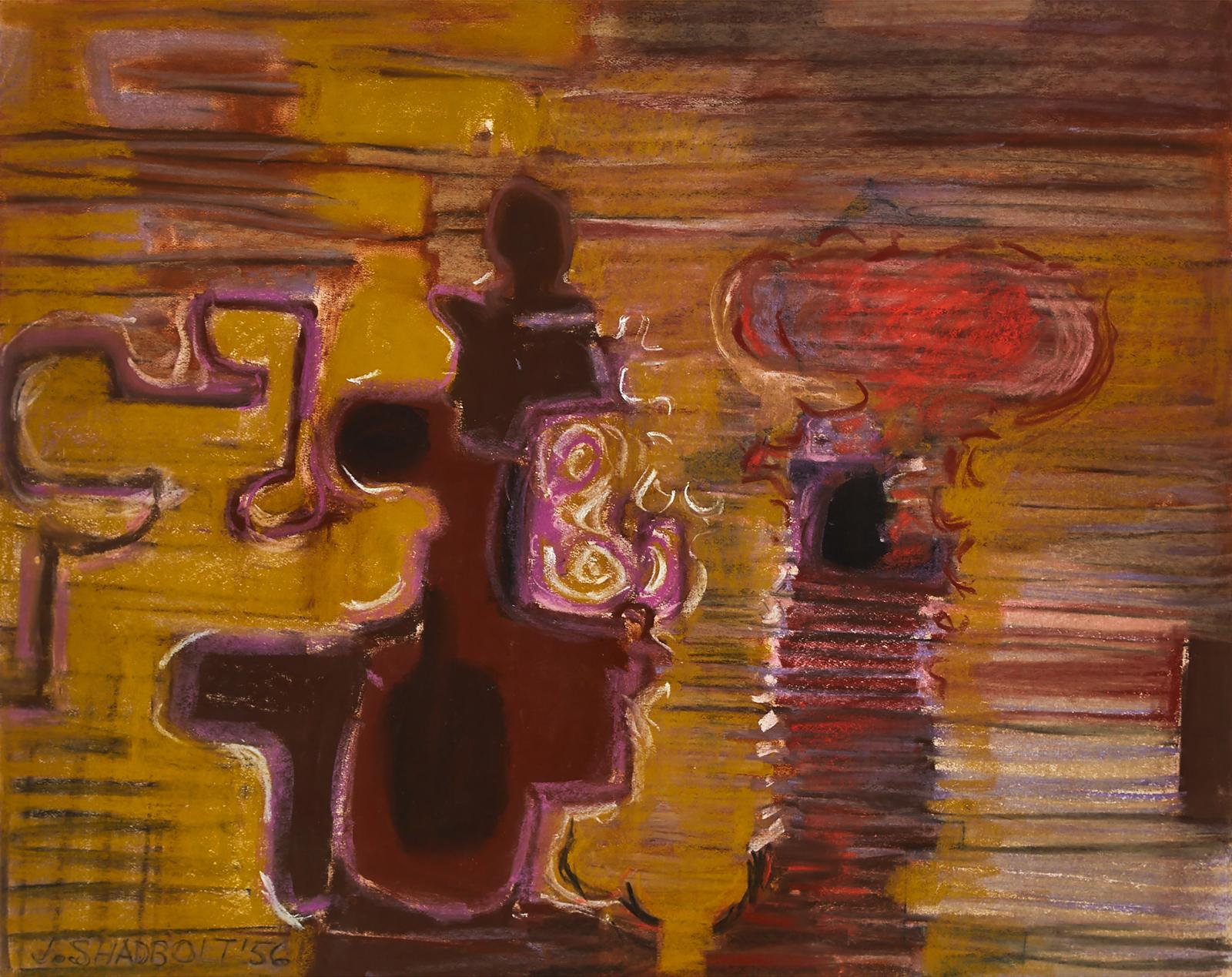Jack Leaonard Shadbolt (1909-1998) - UNTITLED (J3), 1956