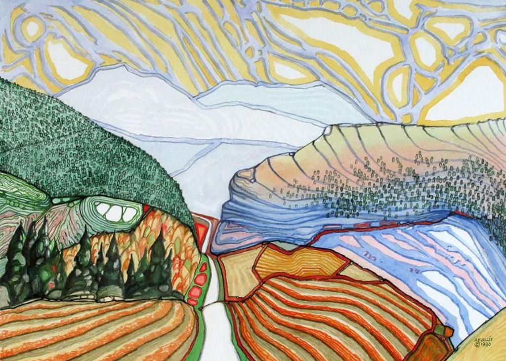 Armand Frederick Vallee (1921-2009) - Big Horn Trail, Doorway To Kananaskis; 1990