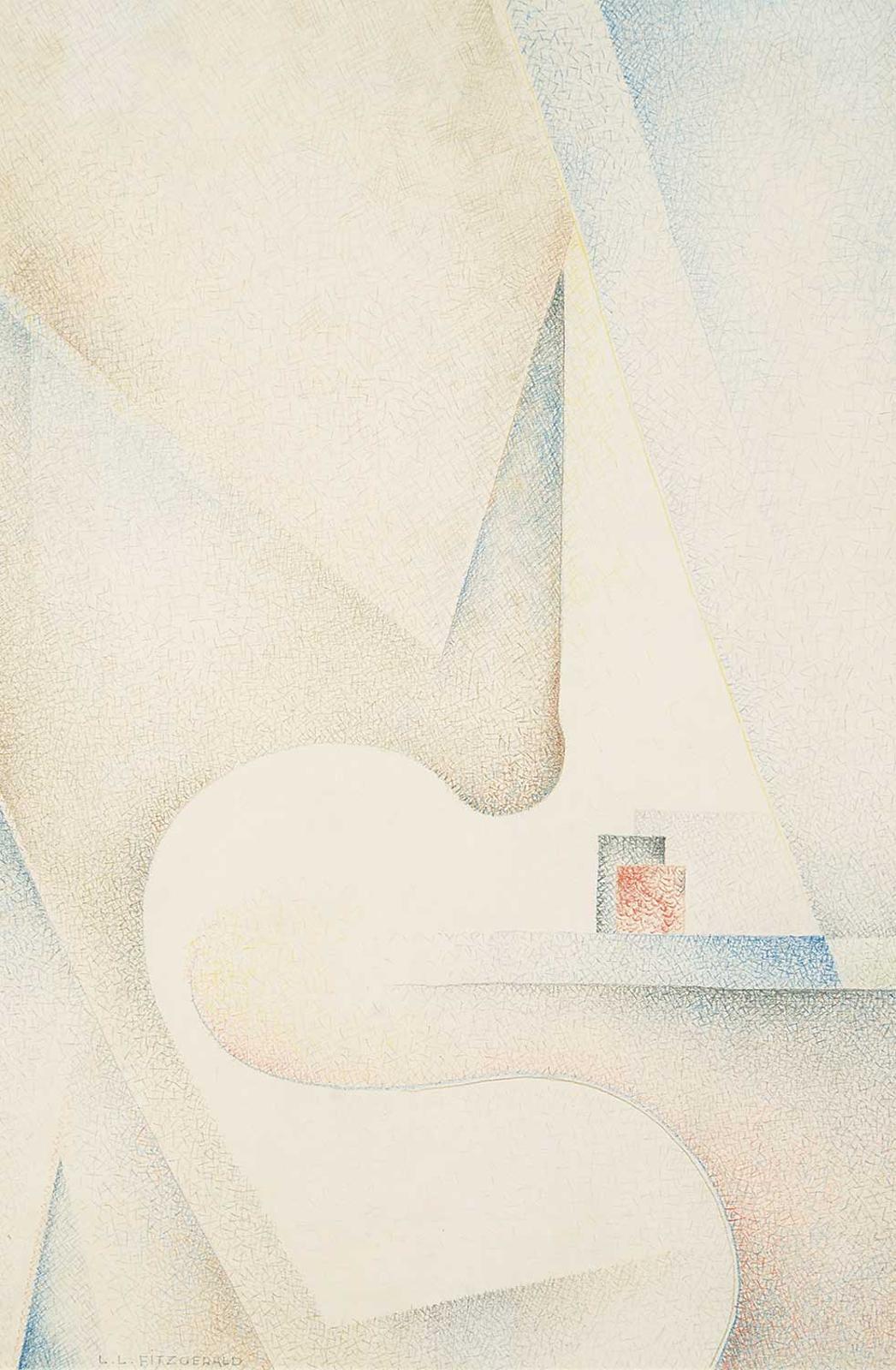 Lionel Lemoine FitzGerald (1890-1956) - Untitled - Abstract with Squares