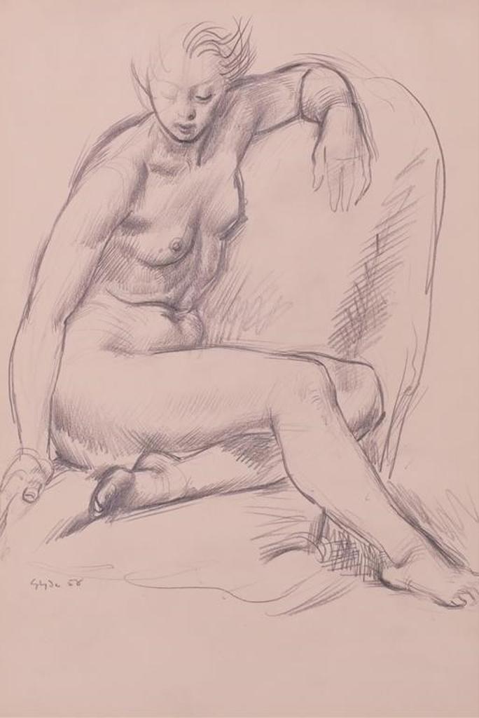 Henry George Glyde (1906-1998) - NUDE (HILDA); 1958