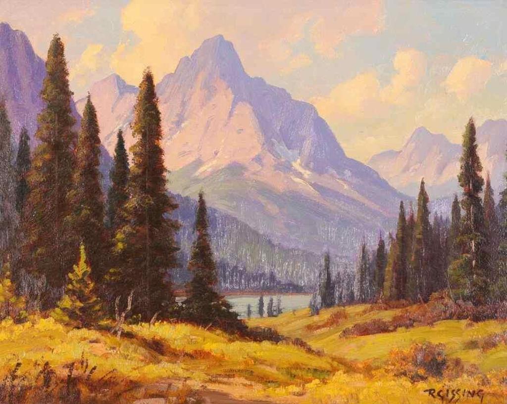 Roland Gissing (1895-1967) - Ghost Valley & Black Rock