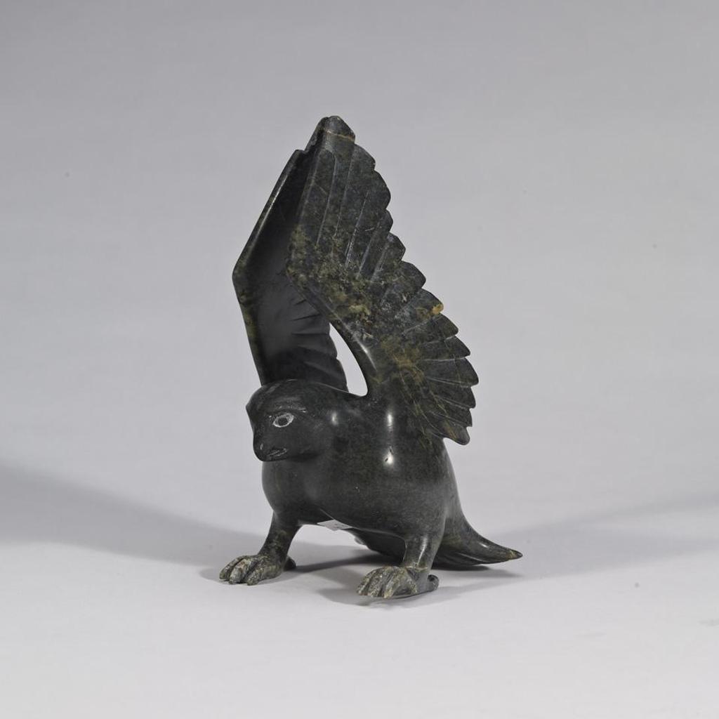 Ashevak Tunnillie (1956-2018) - Bird With Upswept Wings