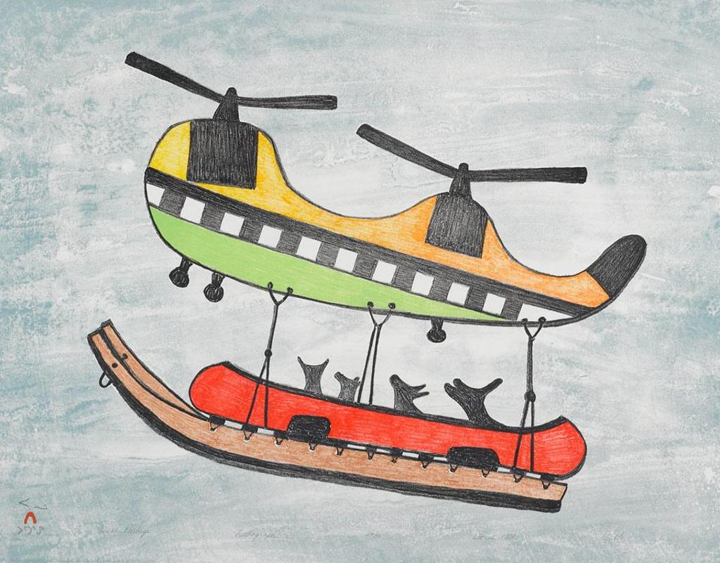 Pudlo Pudlat (1916-1992) - Aerial Portage