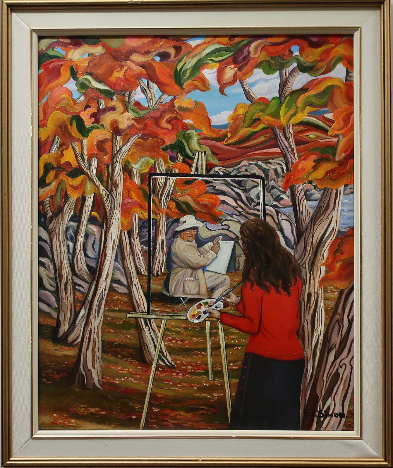 E. Peter Simon - Artist At Work (Near Bancroft)